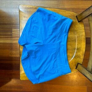 Lululemon women’s Speed Up shorts size 8 turquoise blue